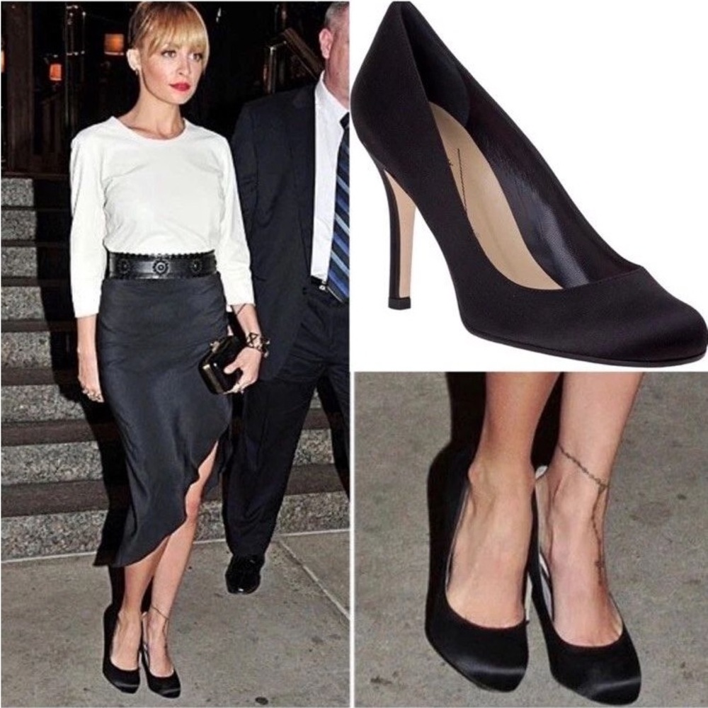 Kate Spade New York Karolina Pump, Black Satin — US 6